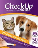 CheckUp Pet Diagnosestreifen - 3 Parameter (pH, Nitrite, Leukozyten), 50 Stk