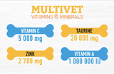 Dr.VET Excellence MULTIVET Vitamins &amp; Minerals 100 g 100 Tabletten
