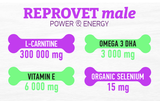 Dr.VET Excellence REPROVET Male Power &amp; Energy Spermienqualität 100 g 100 Tabletten