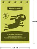 Earth Rated Poop Bags Refill Rolls scented 120 pcs