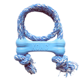 KONG® Puppy Goodie Bone mit Seil XS blau