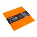 Schleckmatte LickiMat® Classic Playdate™ 20 x 20 cm orange