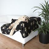 Trixie Fleece Decke BARNEY 150 x 100 cm schwarz/beige