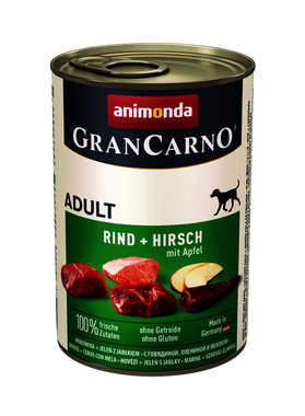 Animonda GranCarno Original Adult Rind + Hirsch mit Apfel 400 g