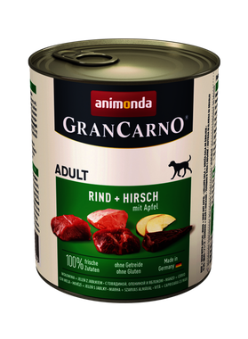 Animonda GranCarno Original Adult Rind + Hirsch mit Apfel 800 g