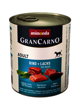 Animonda GranCarno Original Adult Rind + Lachs mit Spinat 800 g