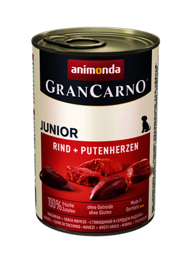 Animonda GranCarno Junior Rind + Putenherzen 400 g