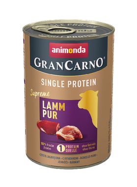 Animonda GranCarno Single Protein, Supreme
Lamm pur 400 g