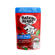 Barking Head Little Paws Schüssel Lickin' Rind, Huhn und Lachs Nassfutter 150 g