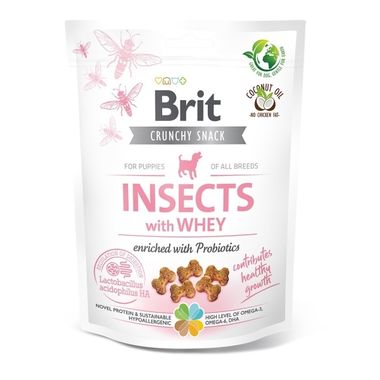 Brit Care Dog Crunchy Cracker. Insects with Whey enriched with Probiotics 200 g