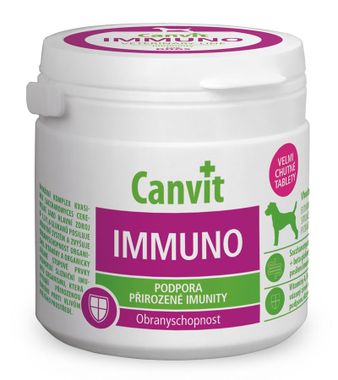 Canvit Immuno - Mittel zur Immunstärkung für Hunde, 100g 100 Tbl.