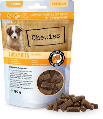 Chewies Lucky Bits Junior Rind & Huhn 80 g