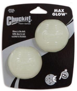 Chuckit! Max Glow Ball Medium 6,5 cm 2 Stk.