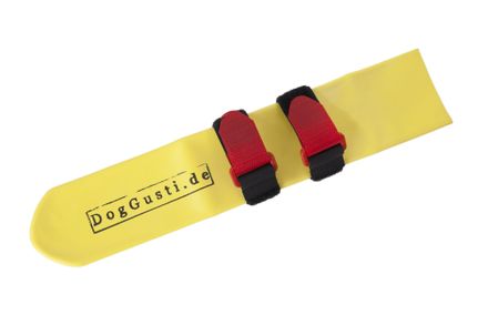 DogGusti Hunde-Gummistiefel L ca. 8,5 cm gelb