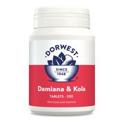 Dorwest Damiana & Kola 200 Tablets