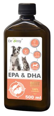 Dromy Omega-3 EPA a DHA Öl 500 ml