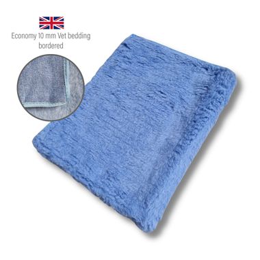 DRYBED Economy Vet Bed Umrandet blau 100 x 75 cm