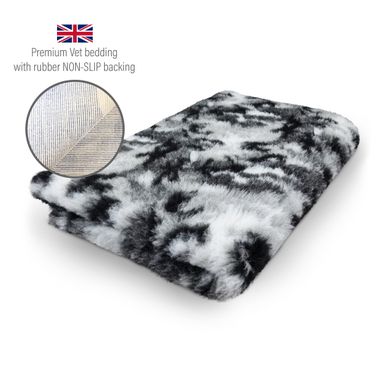 DRYBED Premium Vet Bed camouflage grau 150 x 100 cm
