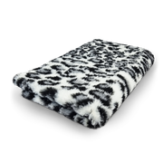 DRYBED Premium Vet Bed Leopard grau 100 x 75 cm