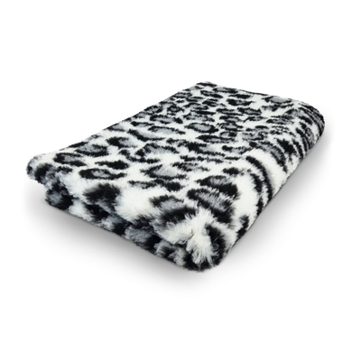 DRYBED Premium Vet Bed Leopard grau 150 x 100 cm