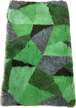 DRYBED Premium Vet Bed Mosaik green 100 x 75 cm