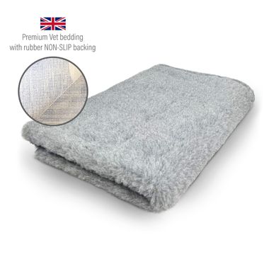 DRYBED Premium Vet Bed grau meliert 100 x 75 cm