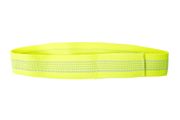 Firedog Signalhalsband elastisch mit Klettverschluß 30 mm 50 cm neongelb