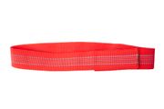 Firedog Signalhalsband elastisch reflektierend mit Klettverschluß 30 mm 65 cm neonorange