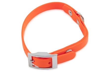 Firedog BioThane Halsband Basic 13 mm 30-38 cm orange