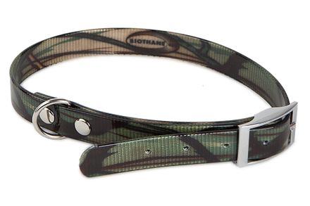 Firedog BioThane Halsband Basic 19 mm 50-58 cm camo olive