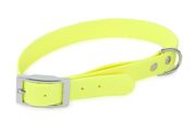 Firedog BioThane Halsband Basic 25 mm 45-53 cm neongelb