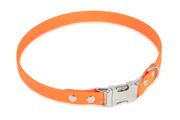 Firedog BioThane Halsband Clip 19 mm 36 cm orange