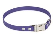 Firedog BioThane Halsband Clip 19 mm 49 cm violett