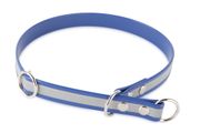 Firedog BioThane Halsband Sport Reflekt 19 mm 40 cm blau