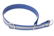 Firedog BioThane Halsband Sport Reflekt 25 mm 40 cm blau