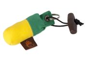 Firedog Schlüsselanhänger Minidummy grün/gelb