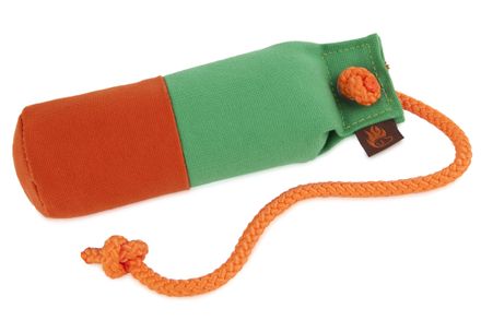 Firedog Long-throw Dummy Marking 250 g hellgrün/orange