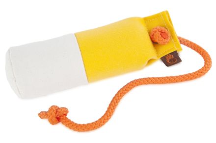 Firedog Long-throw Dummy Marking 250 g gelb/weiß