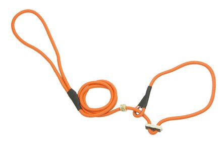 Firedog Moxonleine Classic 6 mm 130 cm leuchtend orange mit Zugbegrenzung
