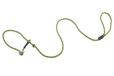 Firedog Moxonleine Profi 6 mm 130 cm hellgrün/schwarz mit Zugbegrenzung