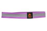 Firedog Warnhalsband reflektierend mit Klettverschluß 30 mm 35 cm lila