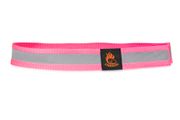 Firedog Warnhalsband reflektierend mit Klettverschluß 30 mm 35 cm rosa