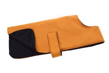 Firedog Softshell-Hundejacke PetWalk orange/schwarz 75 cm XXL