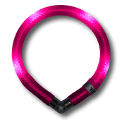Leuchthalsband LEUCHTIE Mini hot pink 27,5 cm