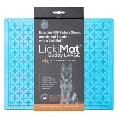 Schleckmatte LickiMat® Buddy LARGE™ 30,5 x 25,5 cm türkis