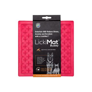 Schleckmatte LickiMat® Classic Buddy™ 20 x 20 cm rosa