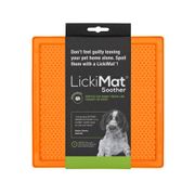Schleckmatte LickiMat® Classic Soother™ 20 x 20 cm orange