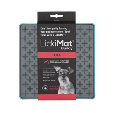 Schleckmatte LickiMat® Tuff™ Buddy™ 20 x 20 cm türkis