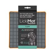 Schleckmatte LickiMat® Tuff™ Playdate™ 20 x 20 cm orange
