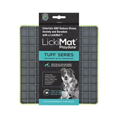 Schleckmatte LickiMat® Tuff™ Playdate™ 20 x 20 cm grün
